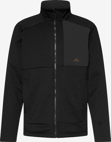 OCK Sportsweatjacke in Schwarz: Vorderseite