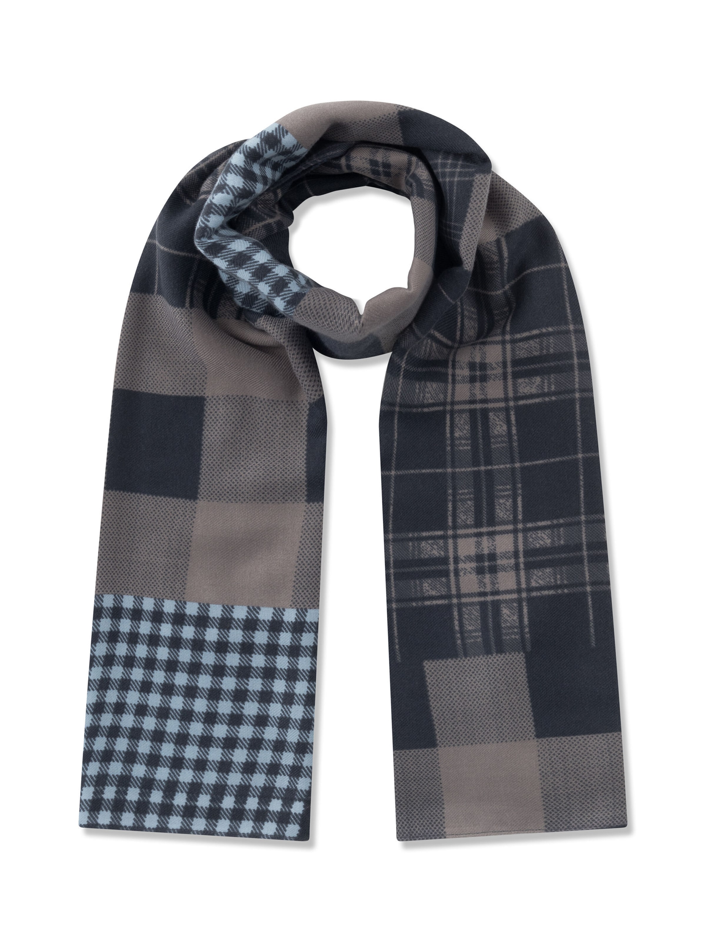 Écharpe CODELLO en bleu : devant