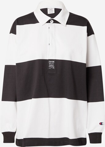 Champion Authentic Athletic Apparel Poloshirt in Schwarz: predná strana