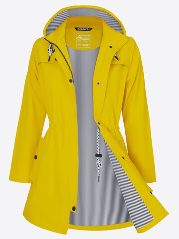 ATLASLAVA Outdoormantel 'ATLASLAVA Damen Regenjacke Lang'‌‌‌‌ in Gelb