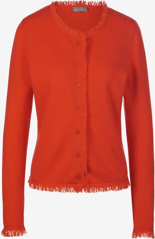 include Knit Cardigan in Red: front