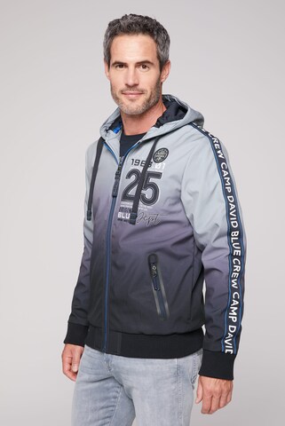 CAMP DAVID Sweatjacke 'Ocean´s Seven II' in Grau: predná strana