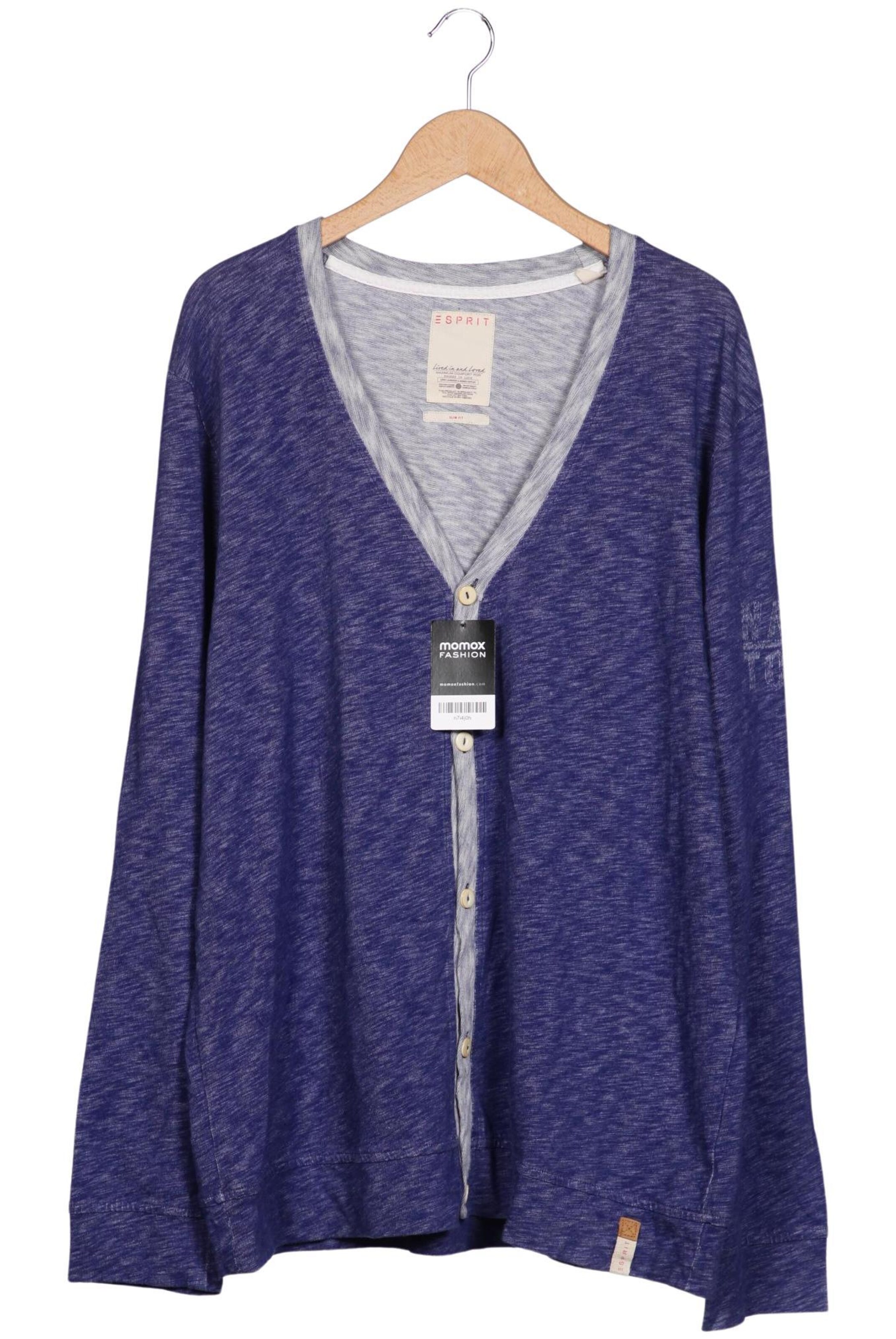 ESPRIT Sweater & Cardigan in XXL in Blue: front