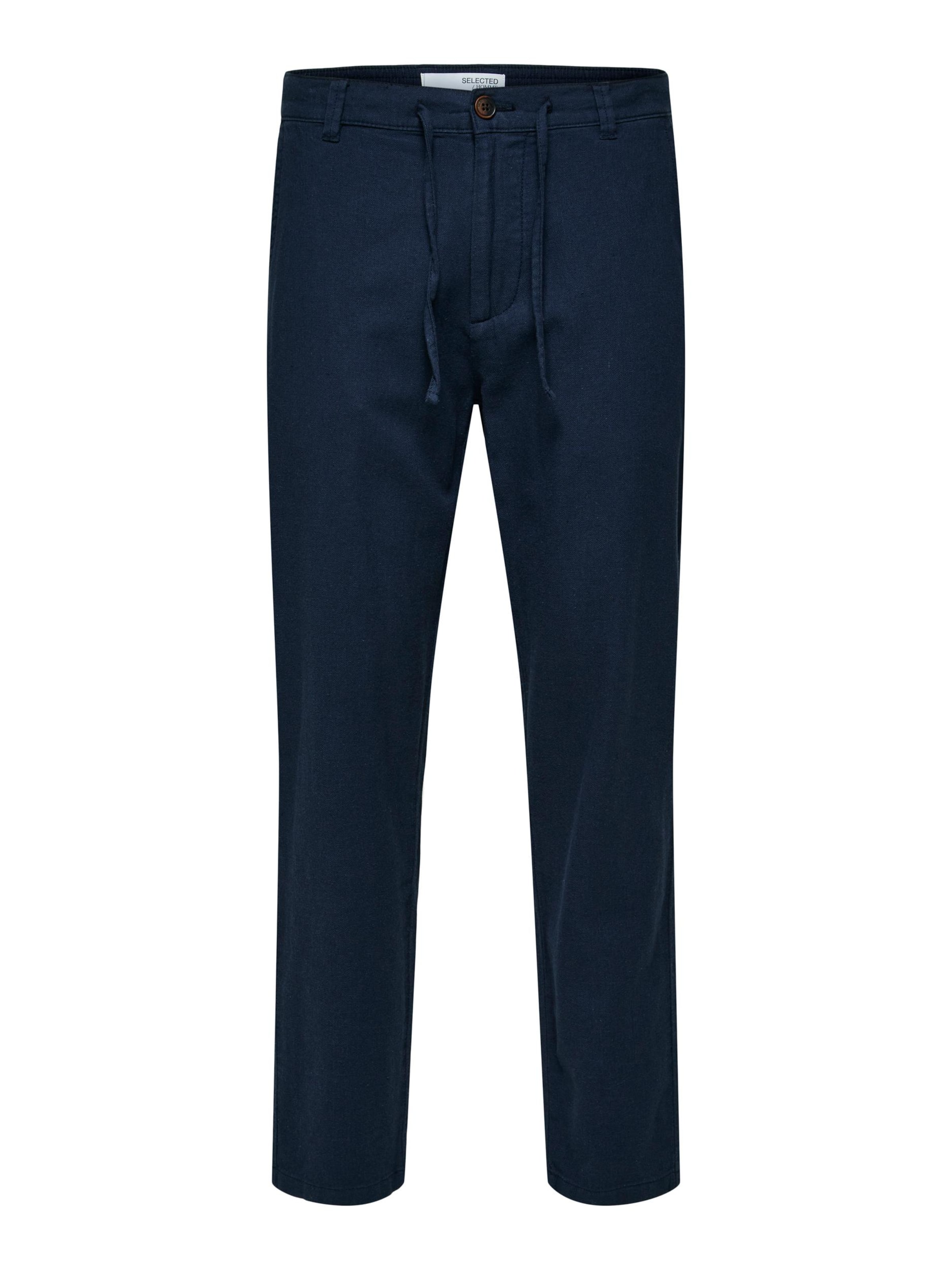 SELECTED Slim fit Chino Pants 'SLHBrody' in Blue: front