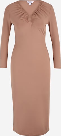 Dorothy Perkins Petite - Vestido en beige: frente