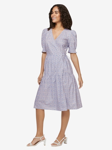 Robe d’été Linea Tesini by heine en bleu : devant