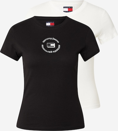 Tommy Jeans Majica 'Ess' u crna / bijela, Pregled proizvoda