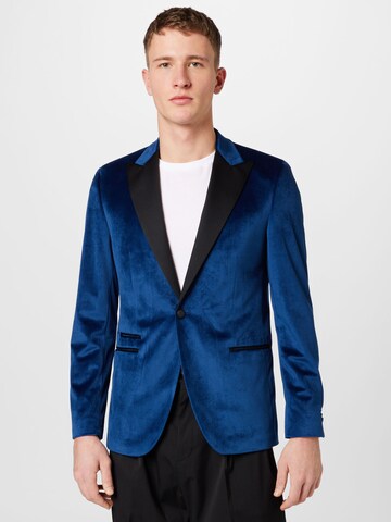 Karl Lagerfeld Slim fit Ανδρικό σακάκι 'FORTUNE' σε μπλε: μπροστά