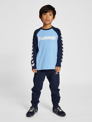 Hummel - Camisa funcionais em azul: frente