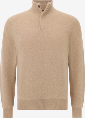 Pull-over Boggi Milano en beige : devant