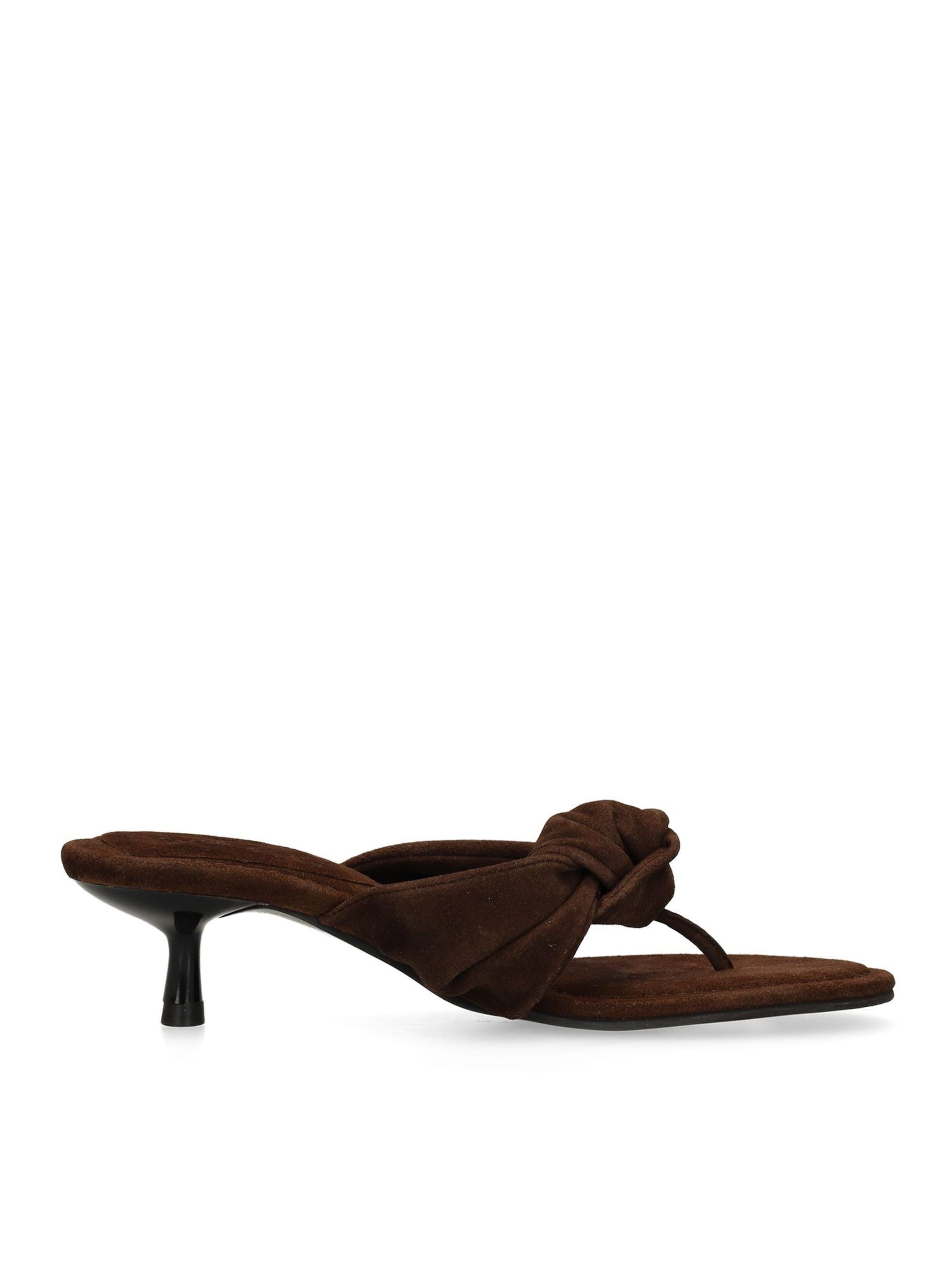Tongs SACHA en marron