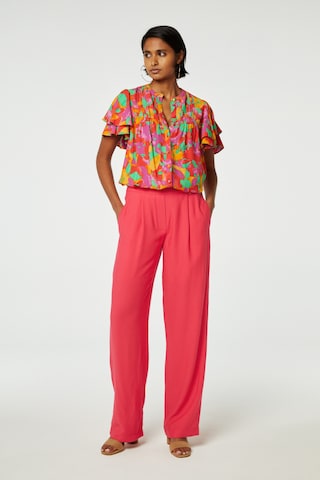 Fabienne Chapot Loose fit Pleat-Front Pants in Red
