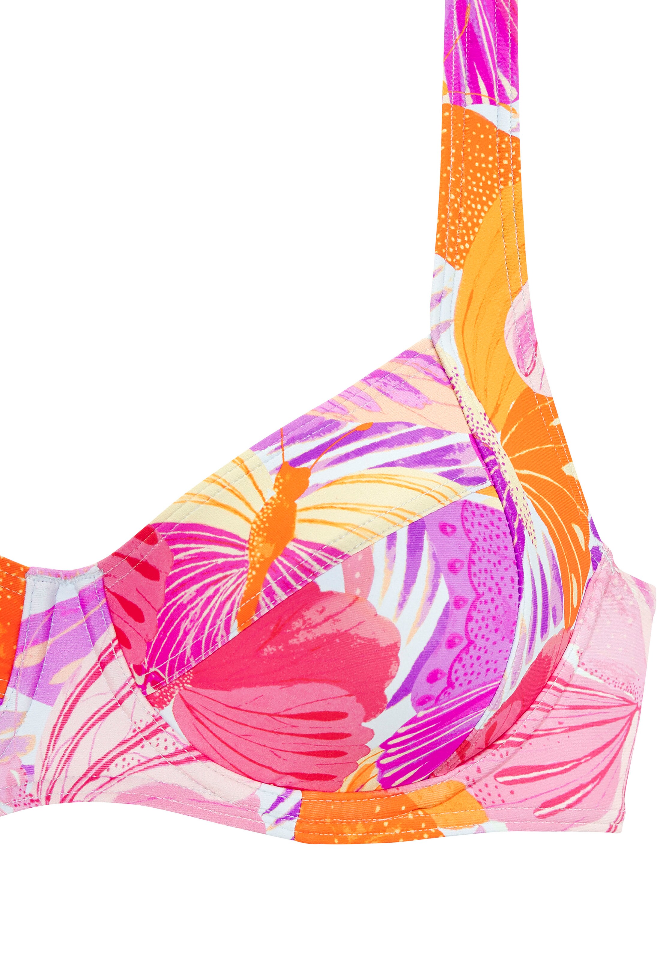 Sutien de tricou Sutien costum de baie de la SUNSEEKER pe roz