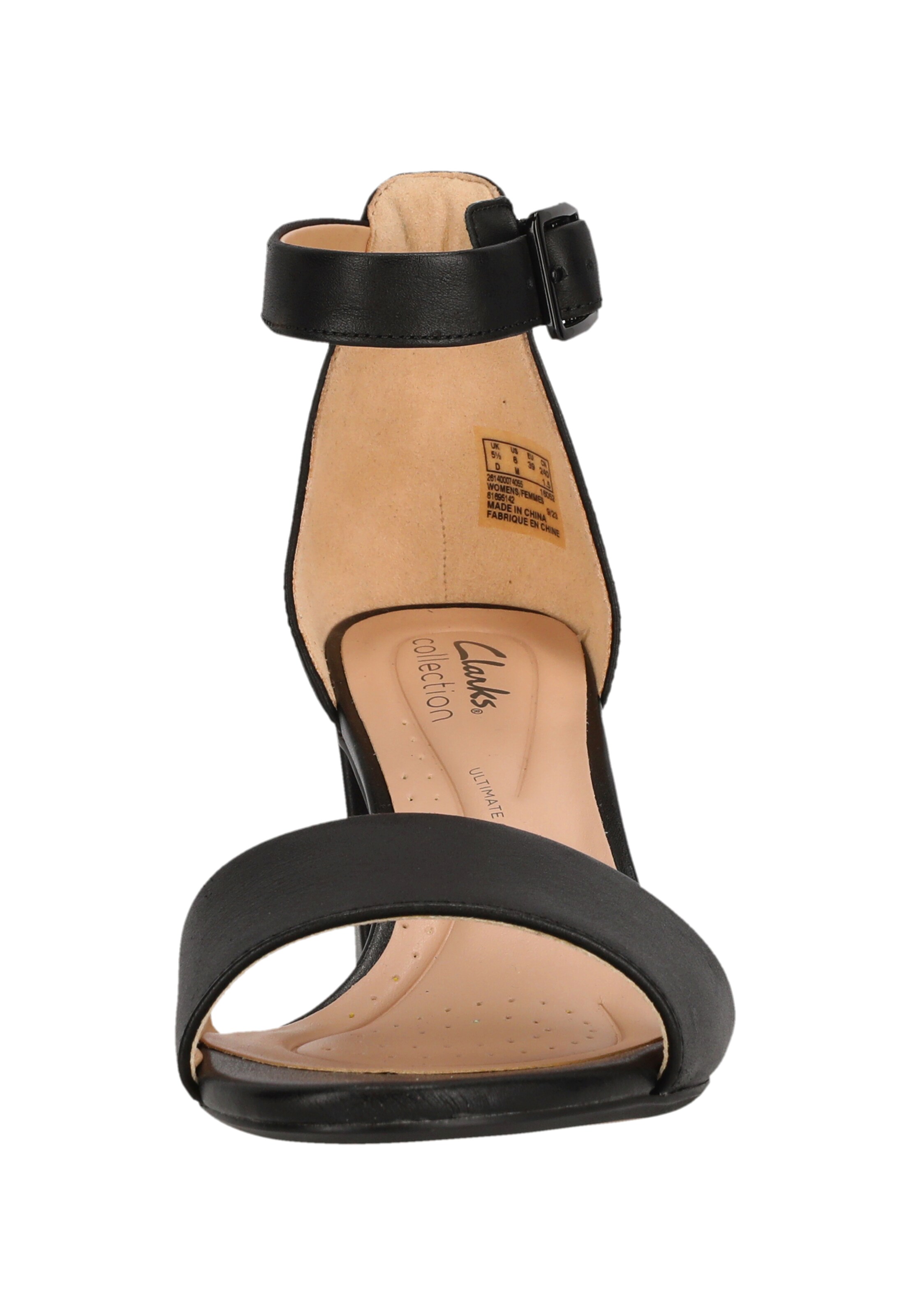 CLARKS Sandale 'Deva' in Schwarz