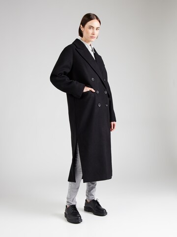Manteau mi-saison 'ONLAUGUSTA' ONLY en noir : devant