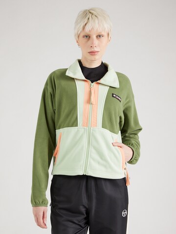 Veste de sport COLUMBIA en vert : devant