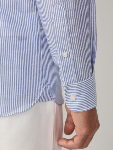 Hackett London Regular Fit Hemd in Blau