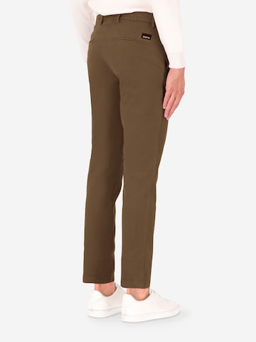 Distretto12 Slimfit Hose 'Giron' in Grün