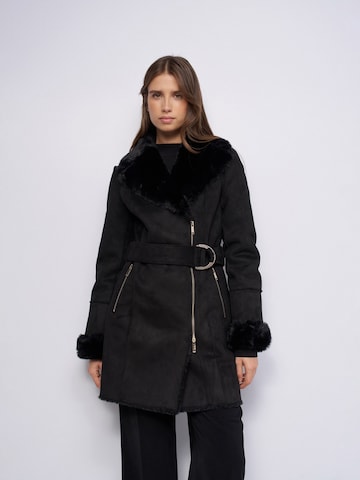 Manteau d’hiver Salsa Jeans en noir : devant