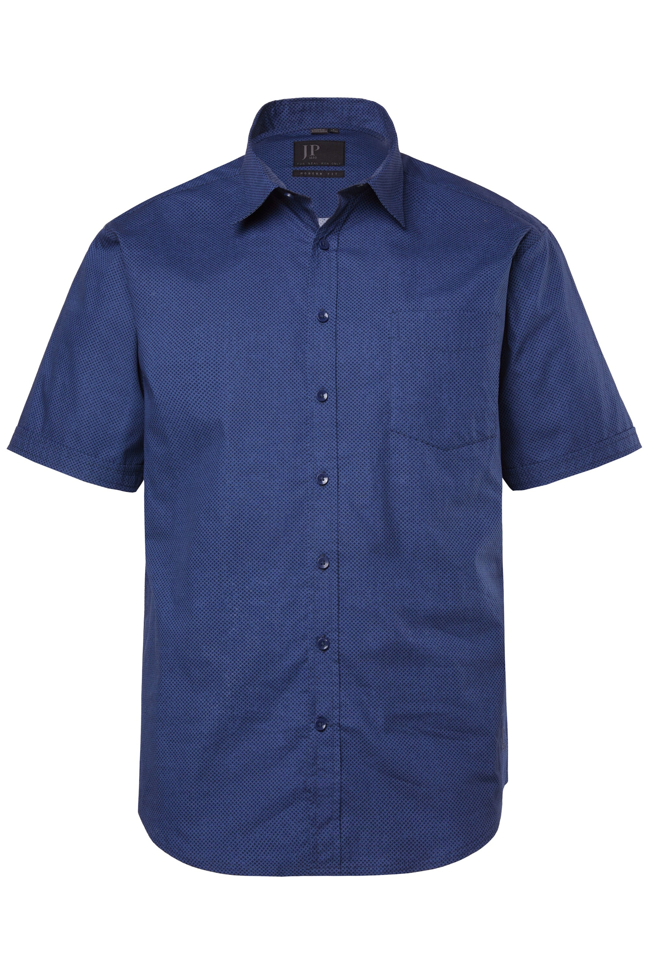 JP1880 Regular Fit Hemd in Blau: Vorderseite