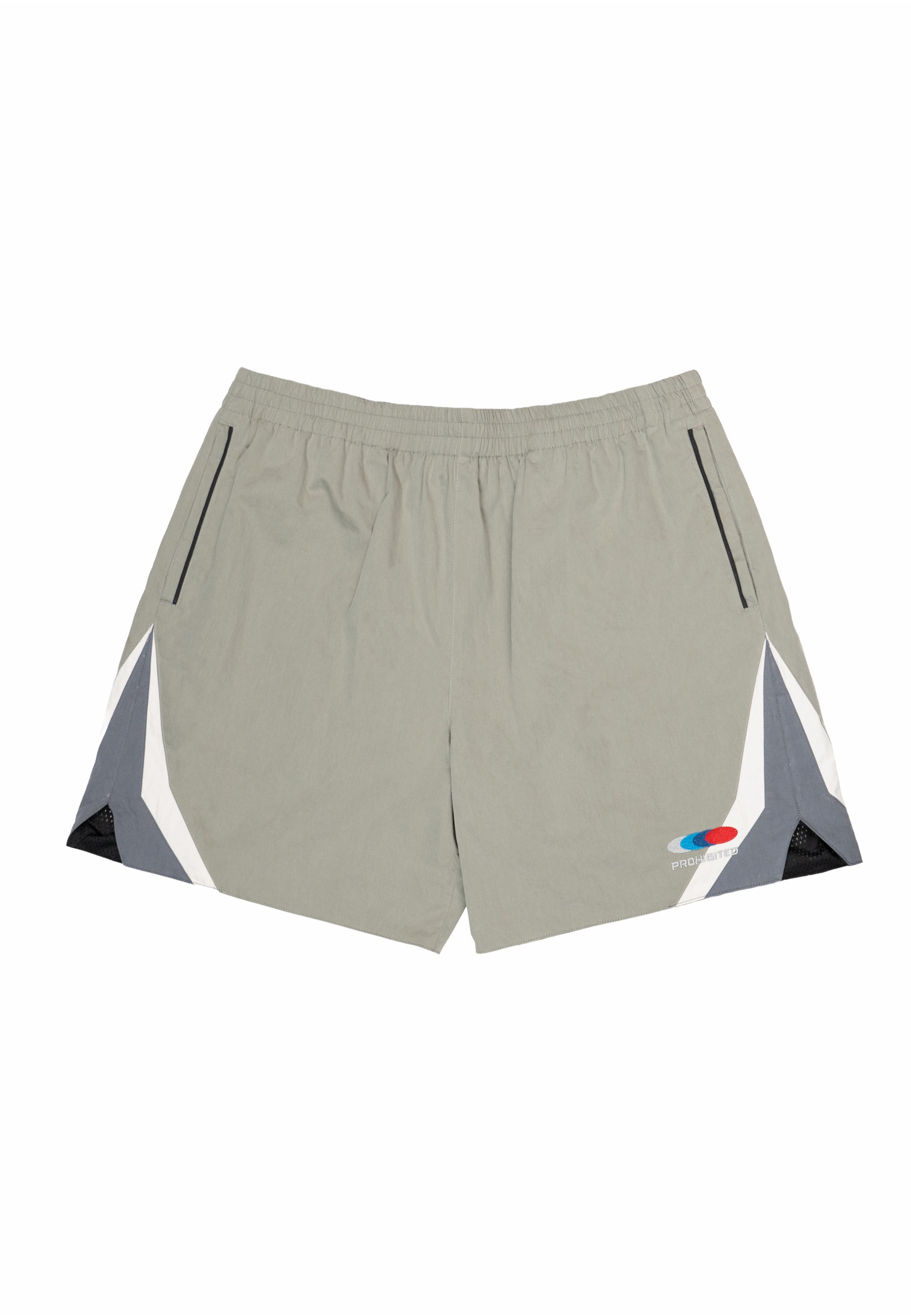 Prohibited Regular Sportshorts 'Racer' in Grün: Vorderseite