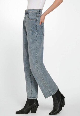 WALL London Regular 5-Pocket Jeans Cotton in Blau