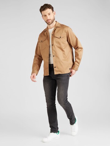 R.D.D. ROYAL DENIM DIVISION Regular fit Between-Season Jacket 'ROB' in Brown