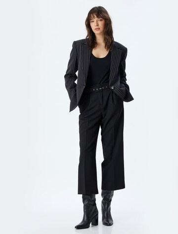 Koton Wide leg Bandplooibroek in Zwart