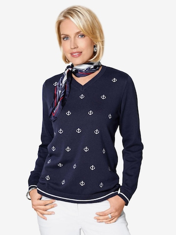 Pull-over Goldner en bleu : devant