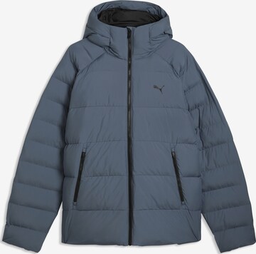 PUMA Athletic Jacket in Blue: front