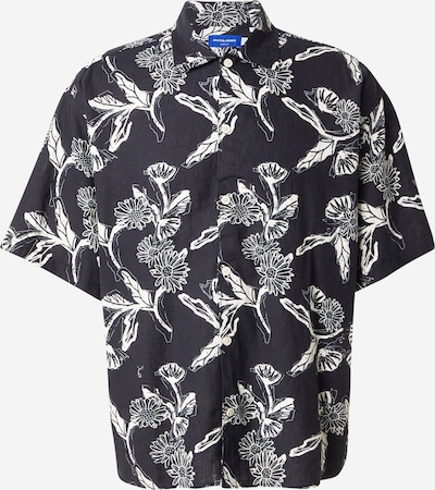 Marškiniai 'JORPAROS' iš JACK & JONES, spalva – juoda / balta, Prekių apžvalga