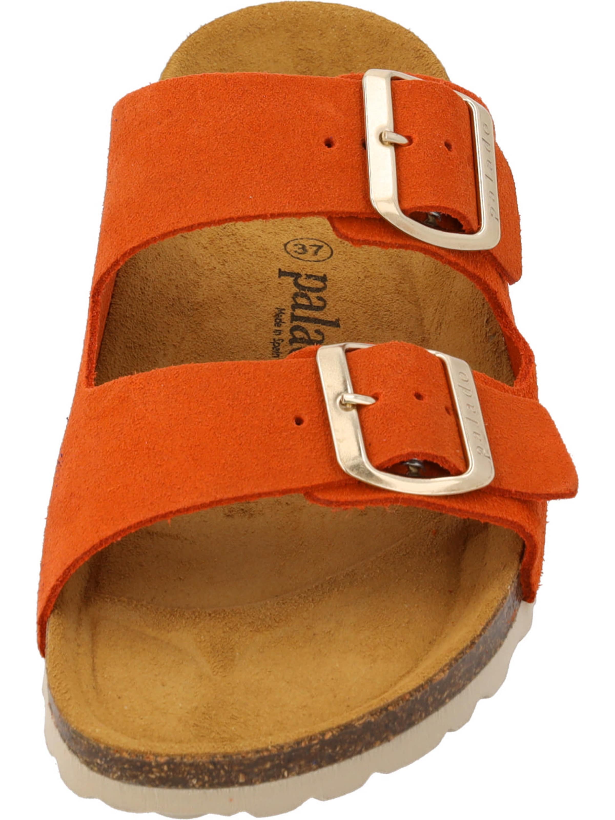 Palado Mule 'Palado Korfu Suede Premium Leather' in Orange