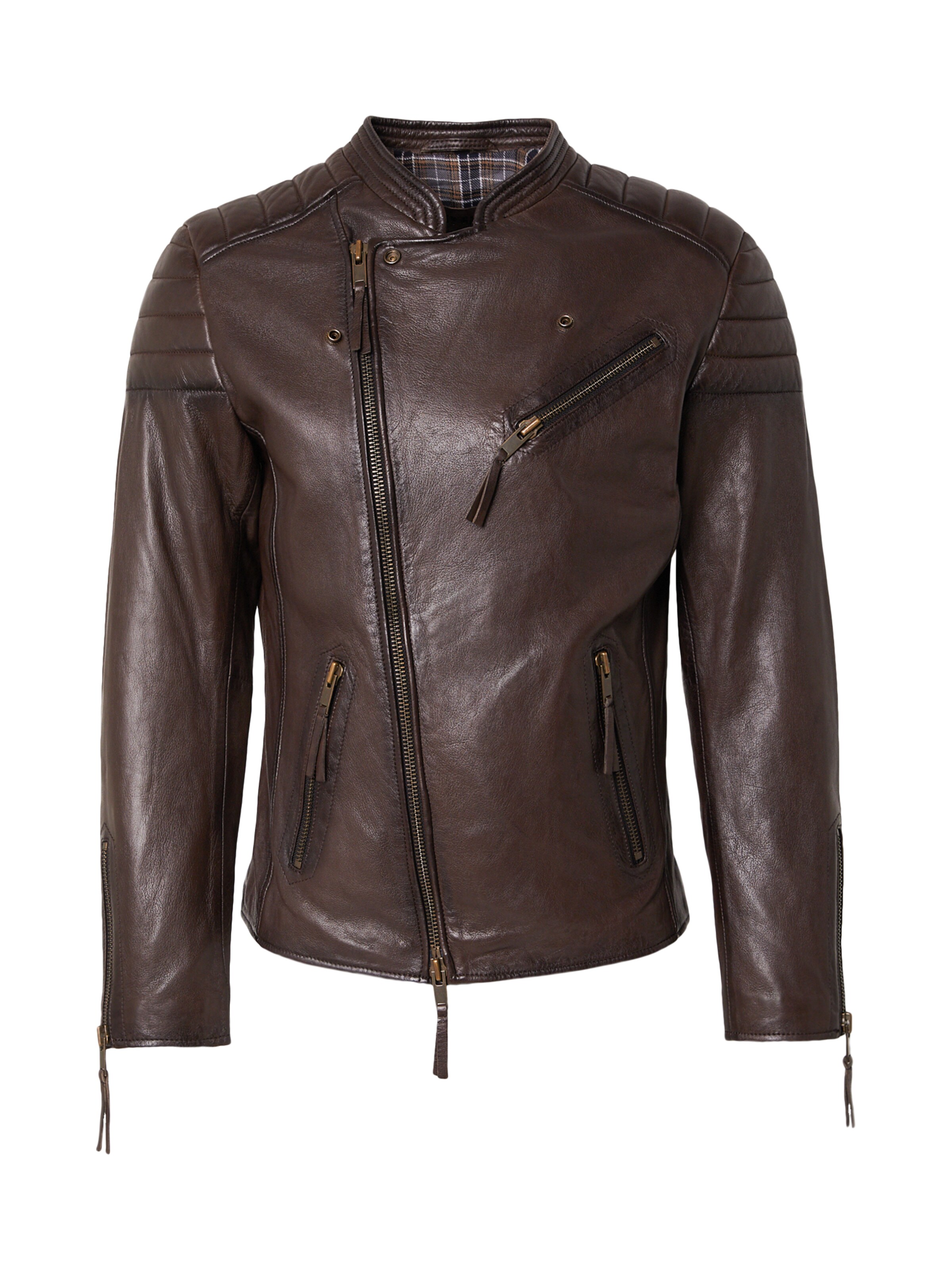 FREAKY NATION Between-Season Jacket 'Dreed' in Brown: front