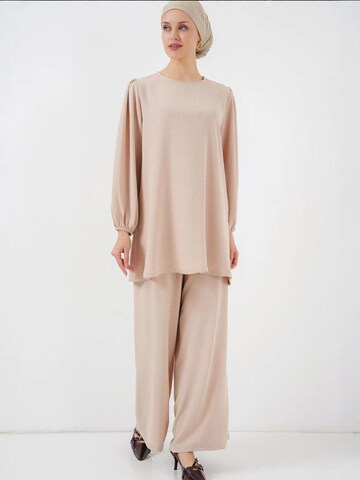 Bigdart Broekpak in Beige: voorkant