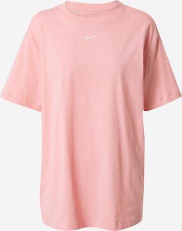 rožinė Nike Sportswear Marškinėliai 'Essential': priekis