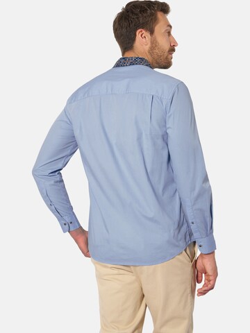 BABISTA Regular fit Button Up Shirt 'Matias' in Blue