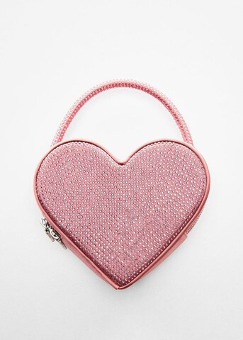 MANGO Handbag 'Hft Heart' in Pink