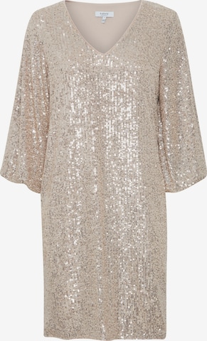 b.young Dress in Beige: front