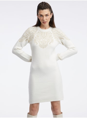 Orsay Knitted dress in Beige: front