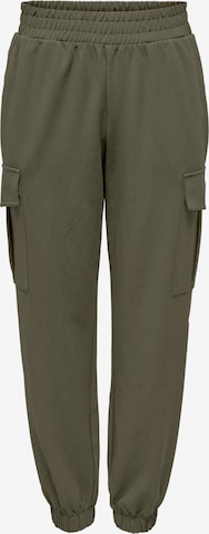 ONLY Tapered Cargo Pants 'Ola' in Green: front