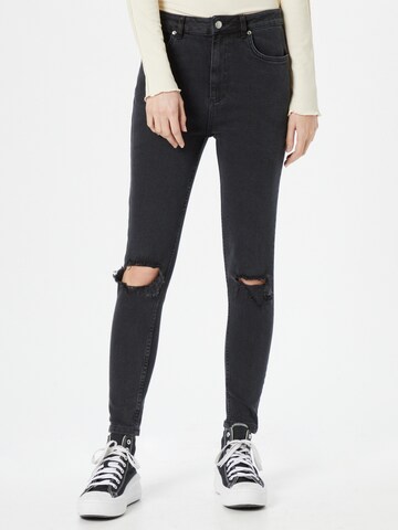 NU-IN Skinny Jeans in Zwart: voorkant