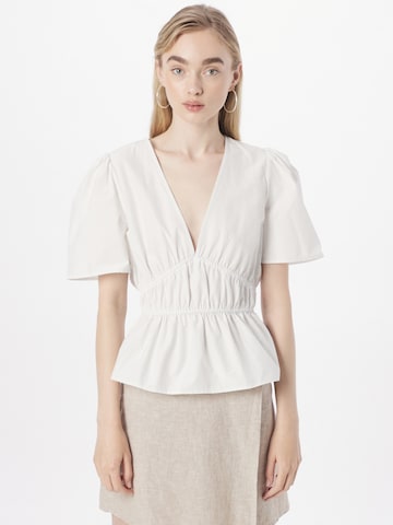 Camicia da donna 'Deen' di modström in bianco: frontale