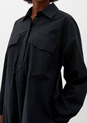 Robe-chemise QS en noir