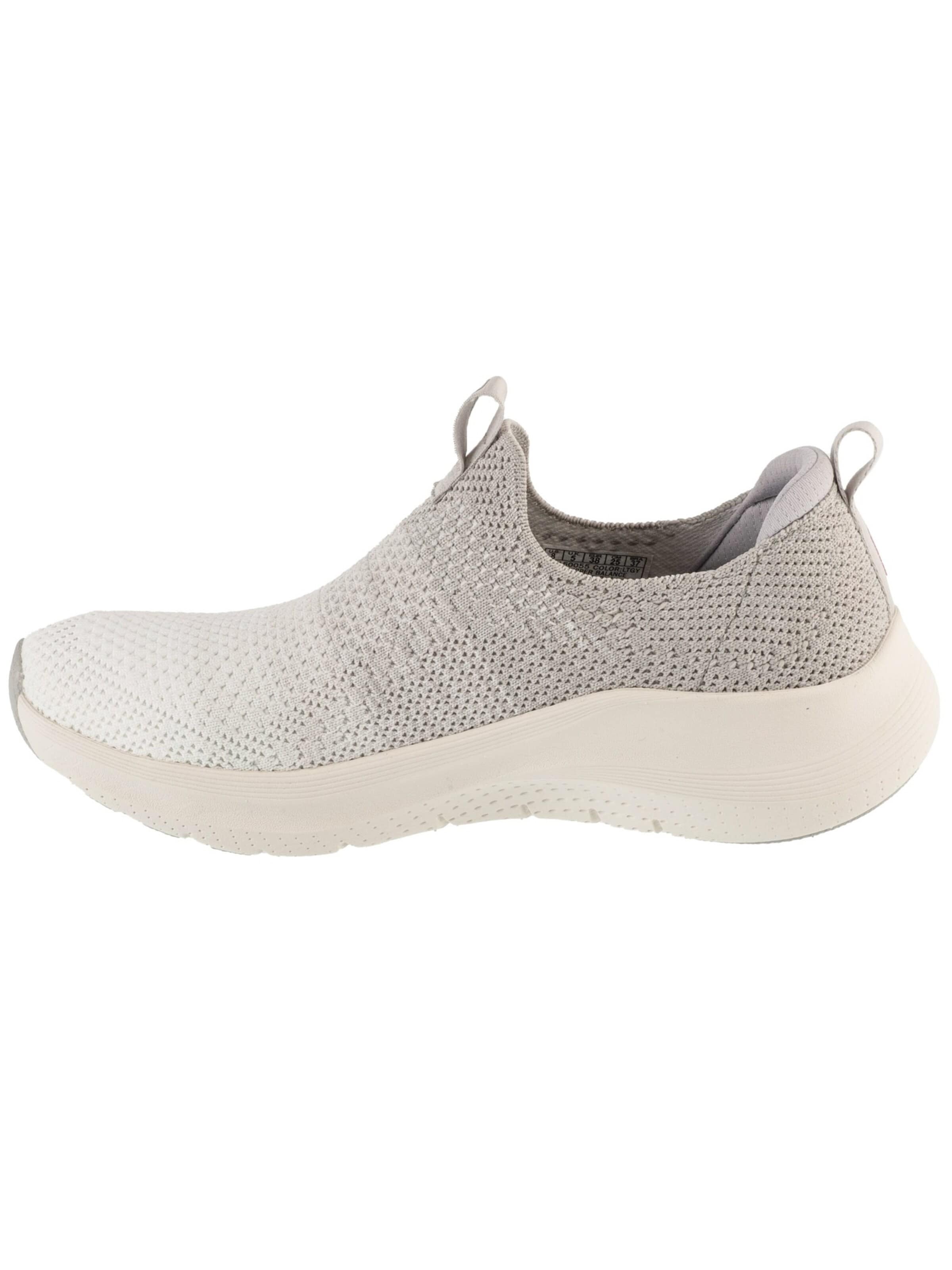 Pantoufle 'Damen Slipper 150055 LTGY Textil in grau' SKECHERS en gris : devant