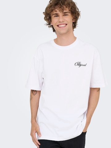 Only & Sons Футболка 'ONSNATHAN' в Белый