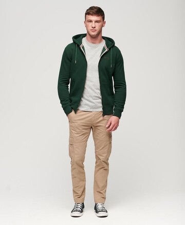 Superdry Sweatjacke in Grün