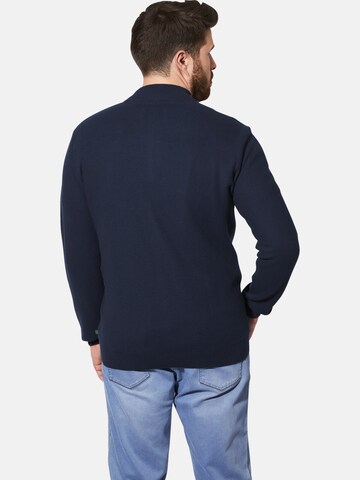 Charles Colby Gebreid vest 'Duke Thalaric' in Blauw