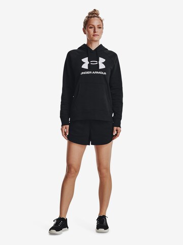 UNDER ARMOUR Regularen Športne hlače 'Rival' | črna barva