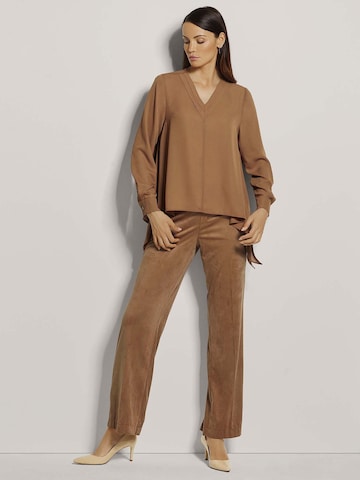 MADELEINE Bluse in Braun