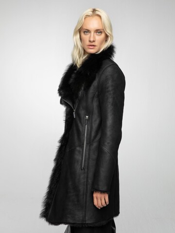 VESPUCCI BY VSP Winter Coat 'Elena' in Black
